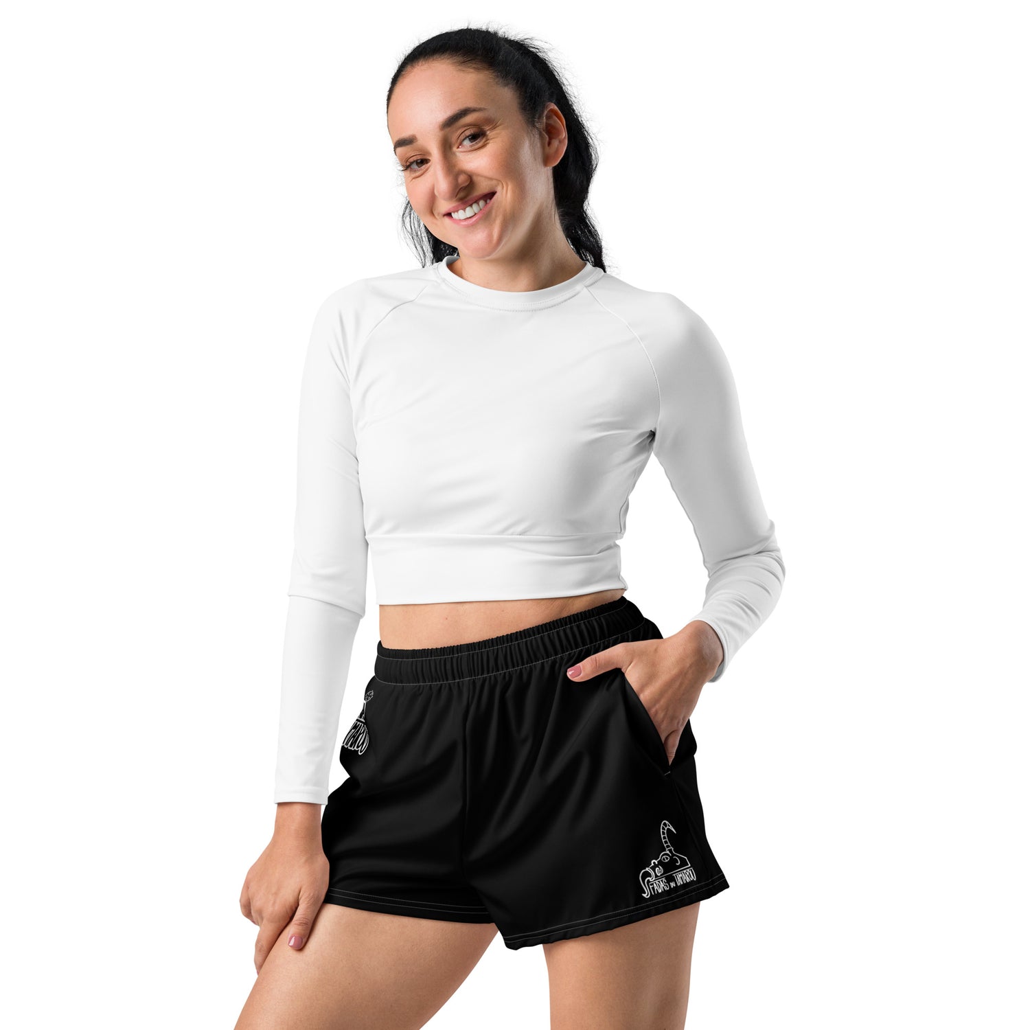 Fadas du Tamarou - Short de sport recyclé all over femme