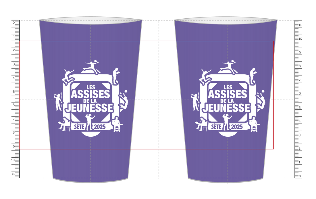 Les Assises de la Jeunesse - Gobelets réutilisable 25 cl