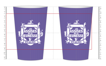 Les Assises de la Jeunesse - Gobelets réutilisable 25 cl