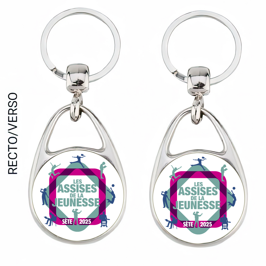 Les Assises de la Jeunesse - Porte-Clé Métal