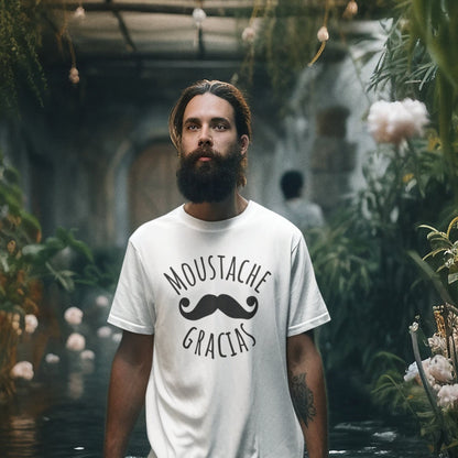 Moustache Gracias - T-shirt classique unisexe