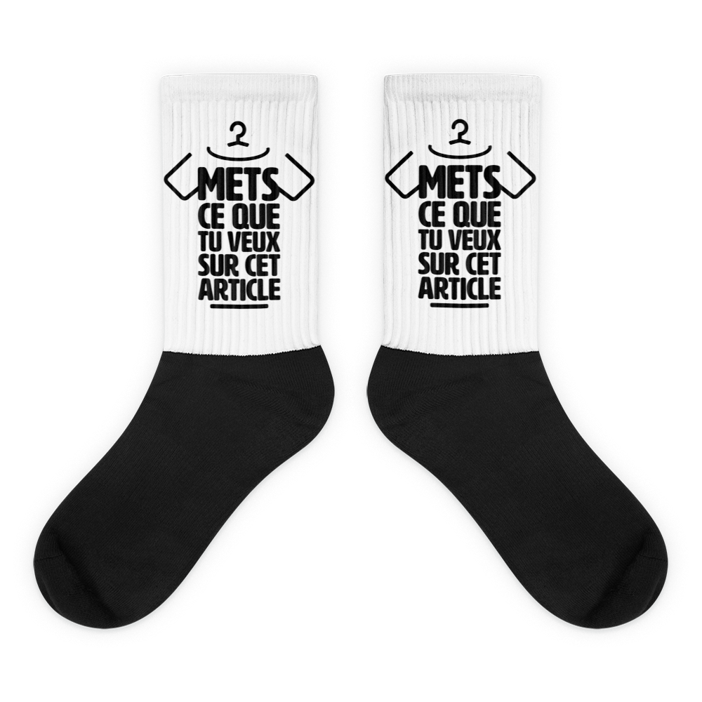Chaussettes personnalisables