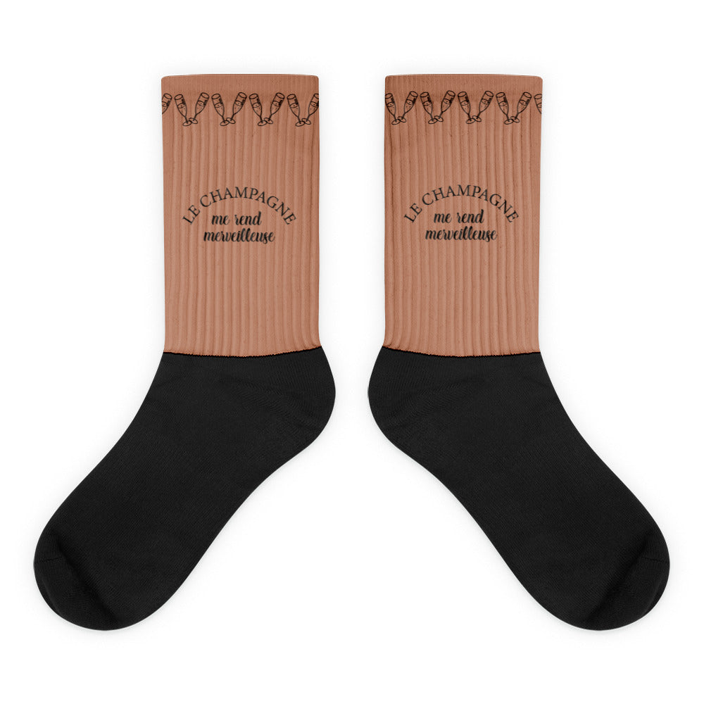 Le champagne me rend merveilleuse - Chaussettes