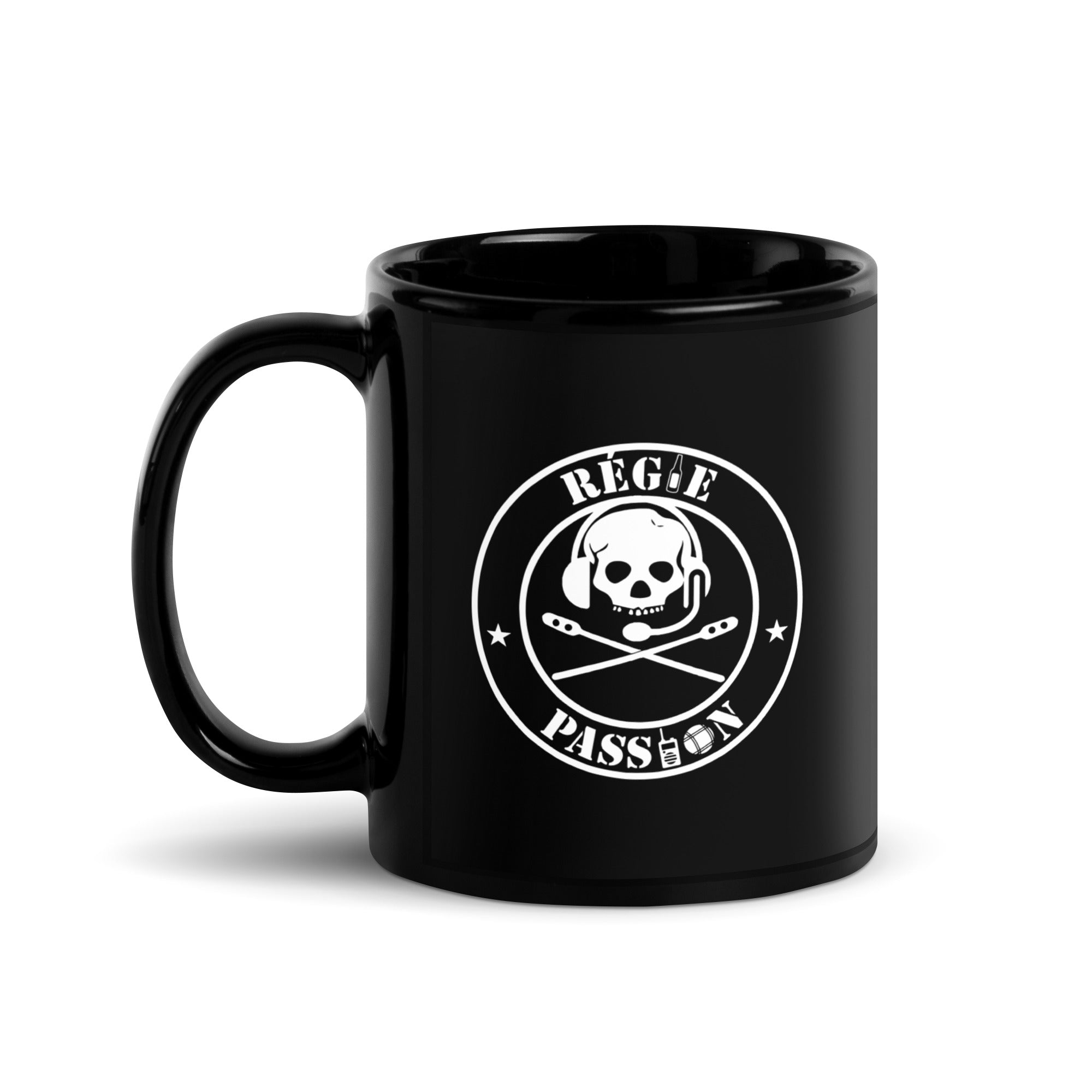 Régie Passion - Mug brillant noir