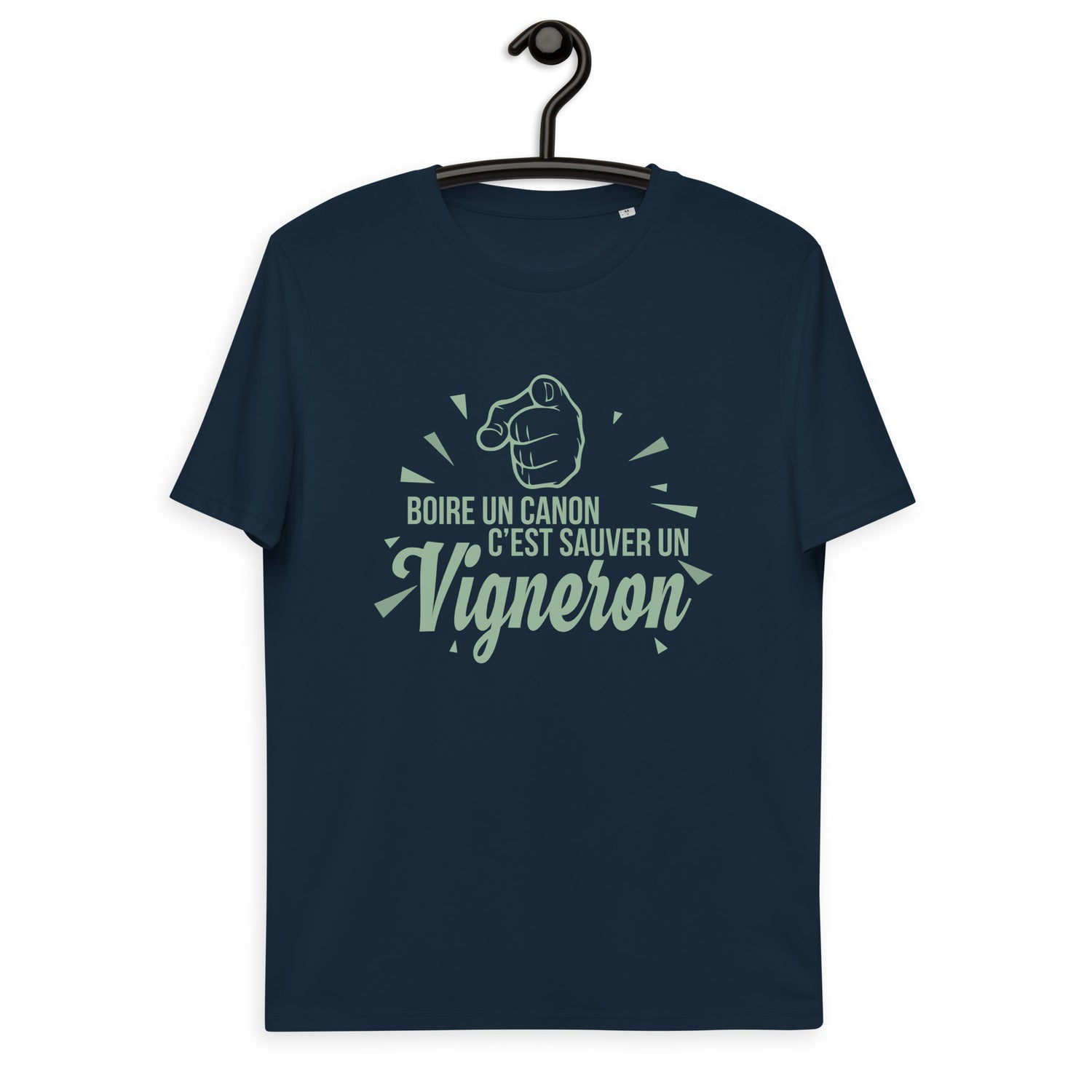 boire-un-canon-sauver-un-vigneron-tshirt-coton-bio-navy-vert