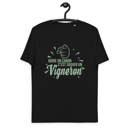 boire-un-canon-sauver-un-vigneron-tshirt-coton-bio-noir-vert