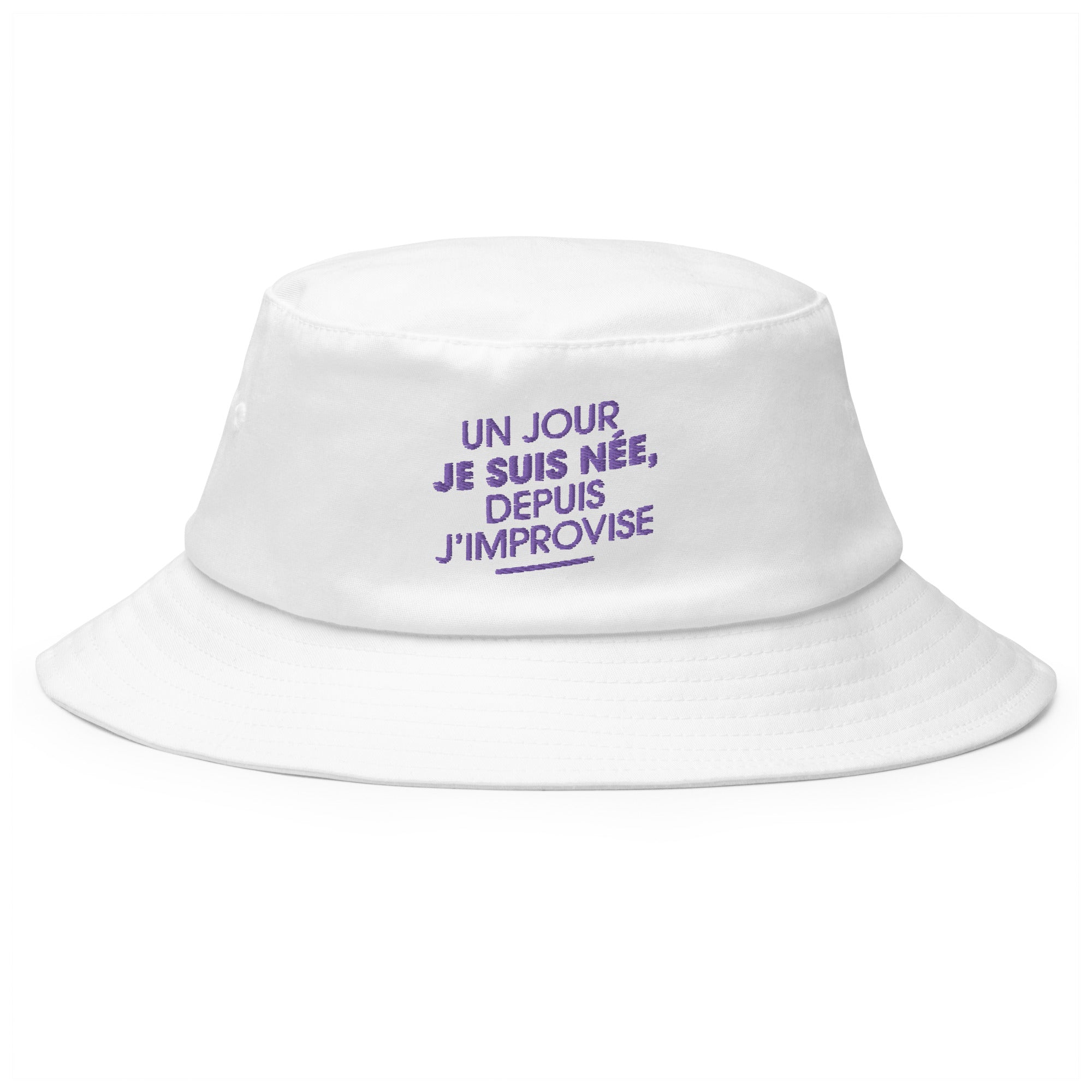 Un jour je suis née - Bob Old School - Brodé