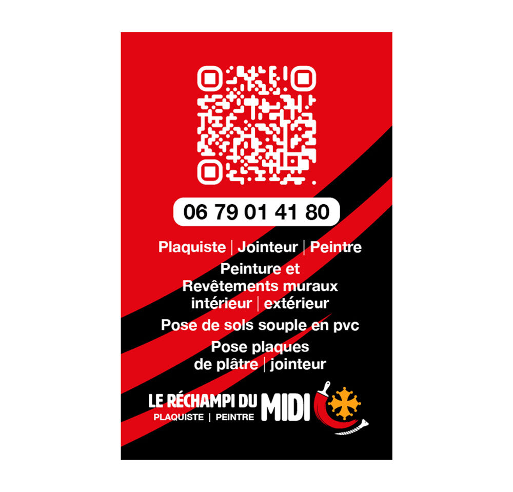 Le Rechampi du Midi - Carte de visite 85x54mm haut de gamme