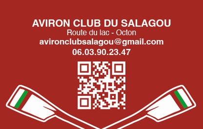 ACS Aviron - Carte de visite 85x54mm