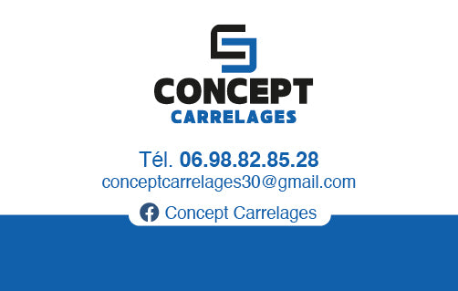 Concept Carrelages - Carte de visite 85x54mm