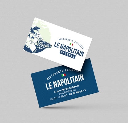 Le Napolitain - Carte de visite - haut de gamme