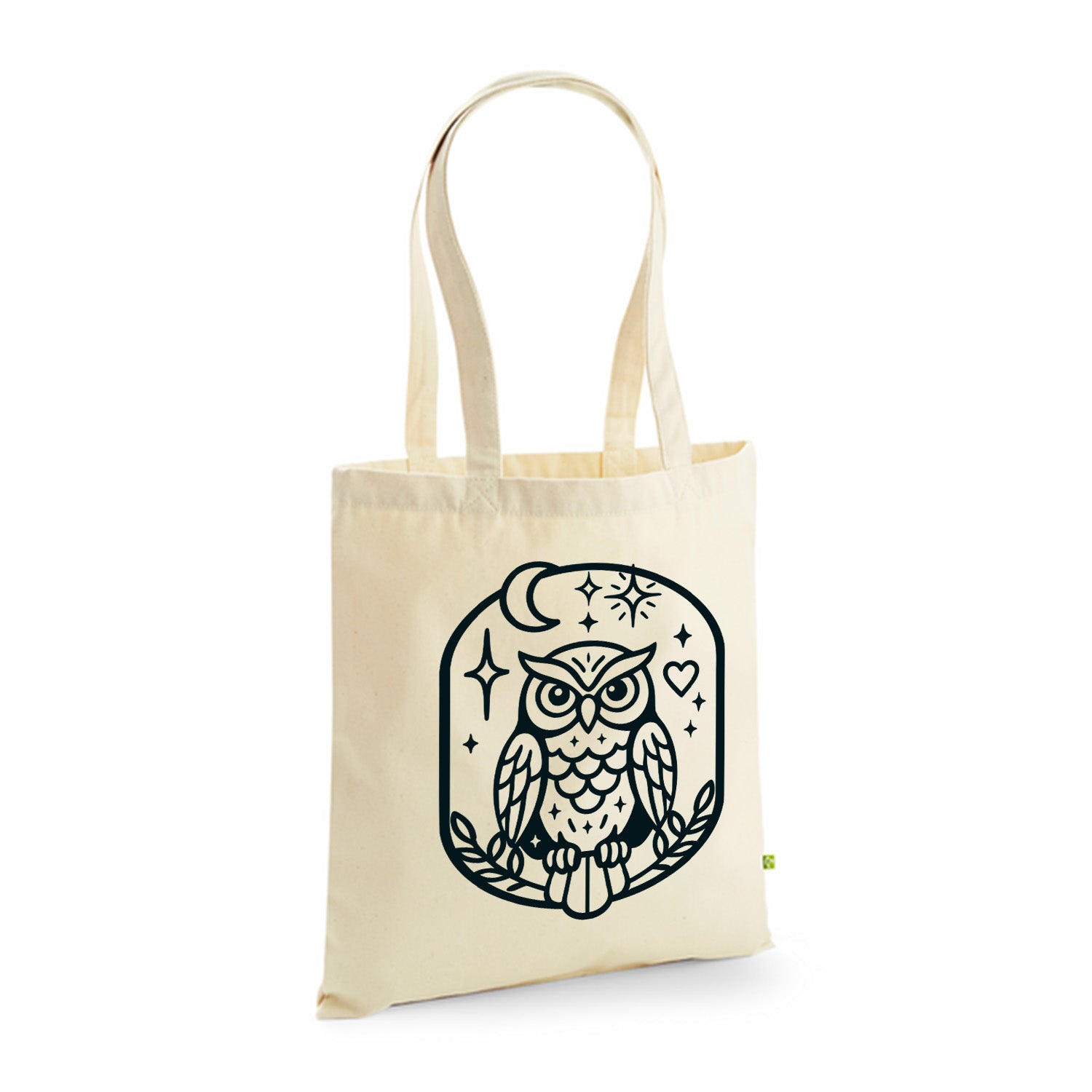 Chouette - Ma Carpette - Tote Bag en coton bio à piquer