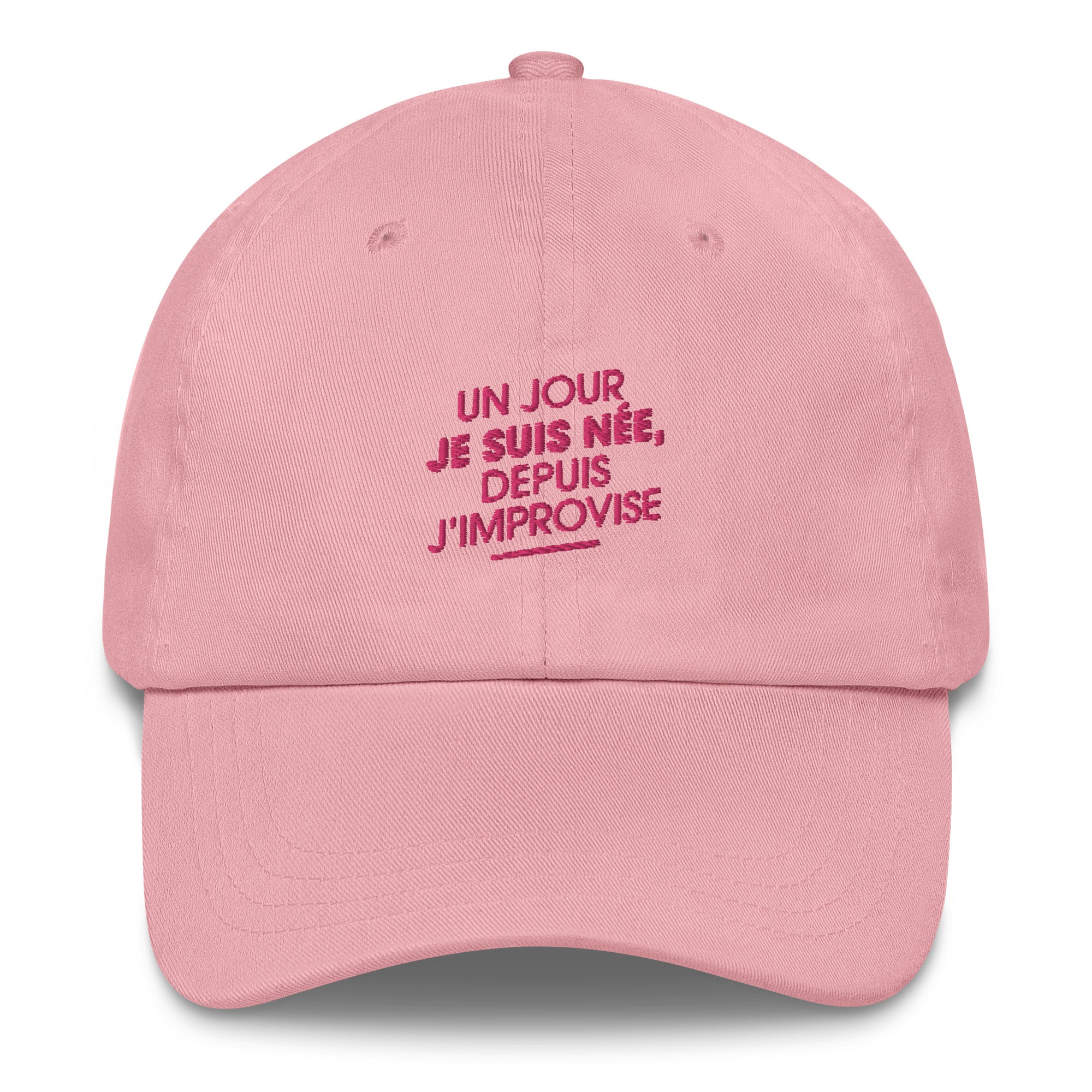Un jour je suis née - casquette brodée