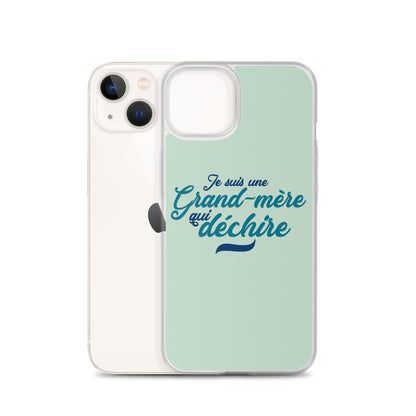Grand-mère qui déchire - Coque pour iPhone®