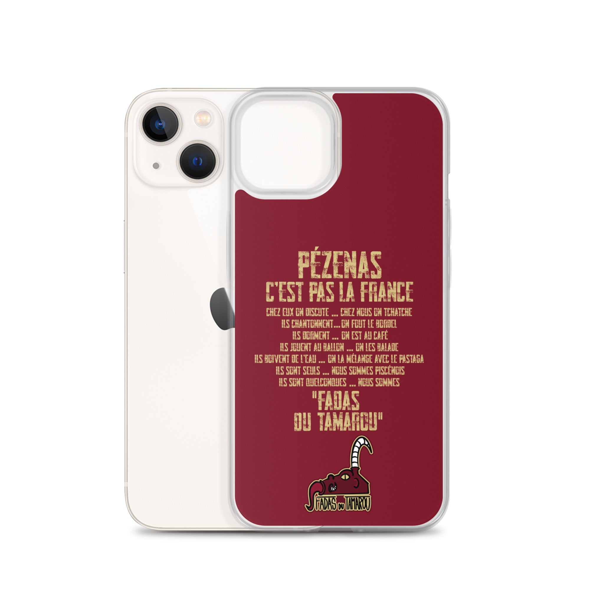 Fadas du Tamarou - Coque pour iPhone® rouge