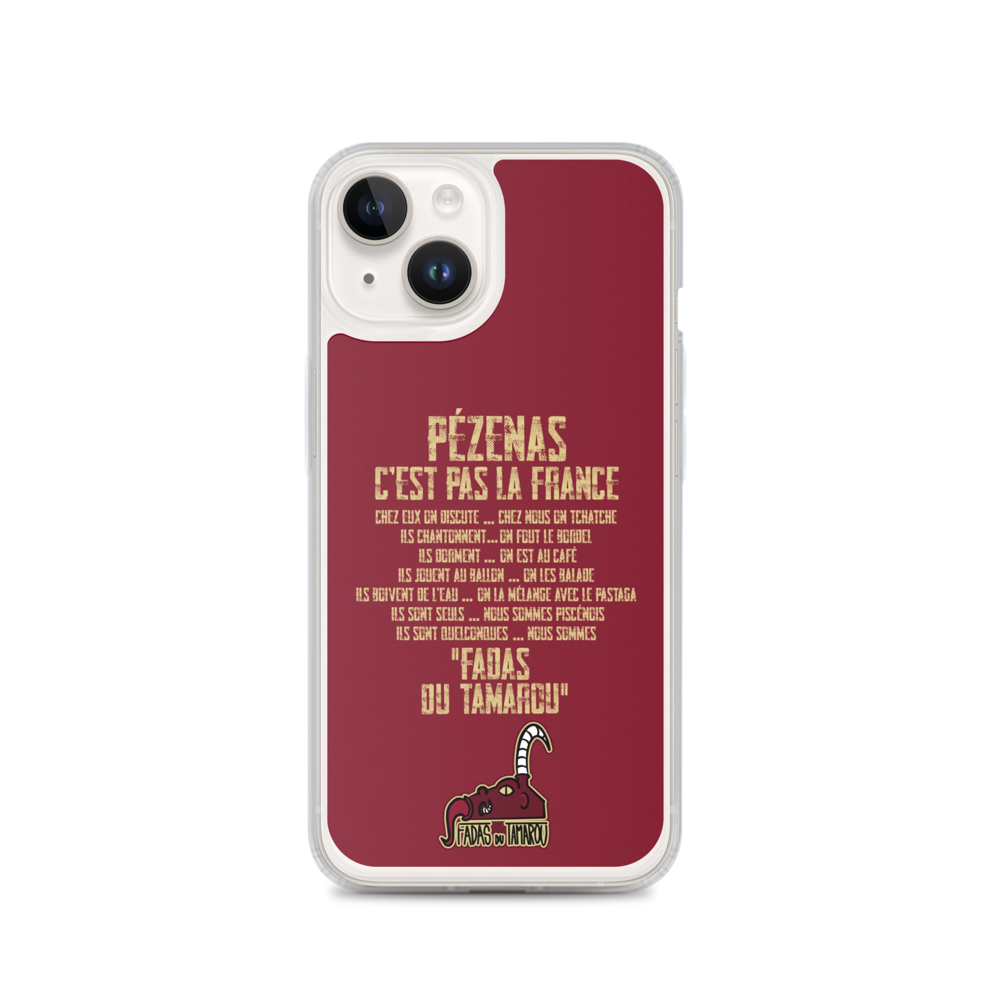 Fadas du Tamarou - Coque pour iPhone® rouge