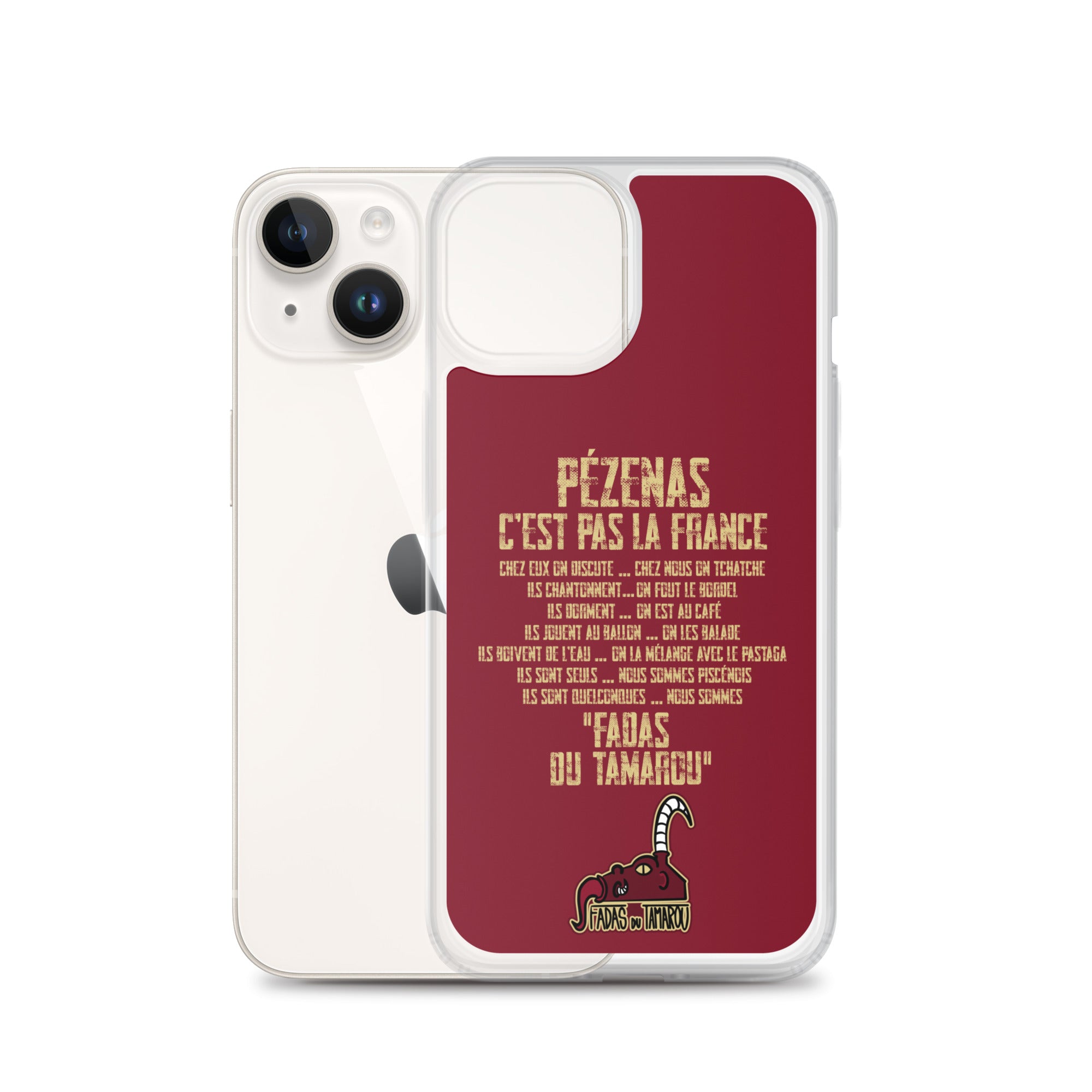 Fadas du Tamarou - Coque pour iPhone® rouge