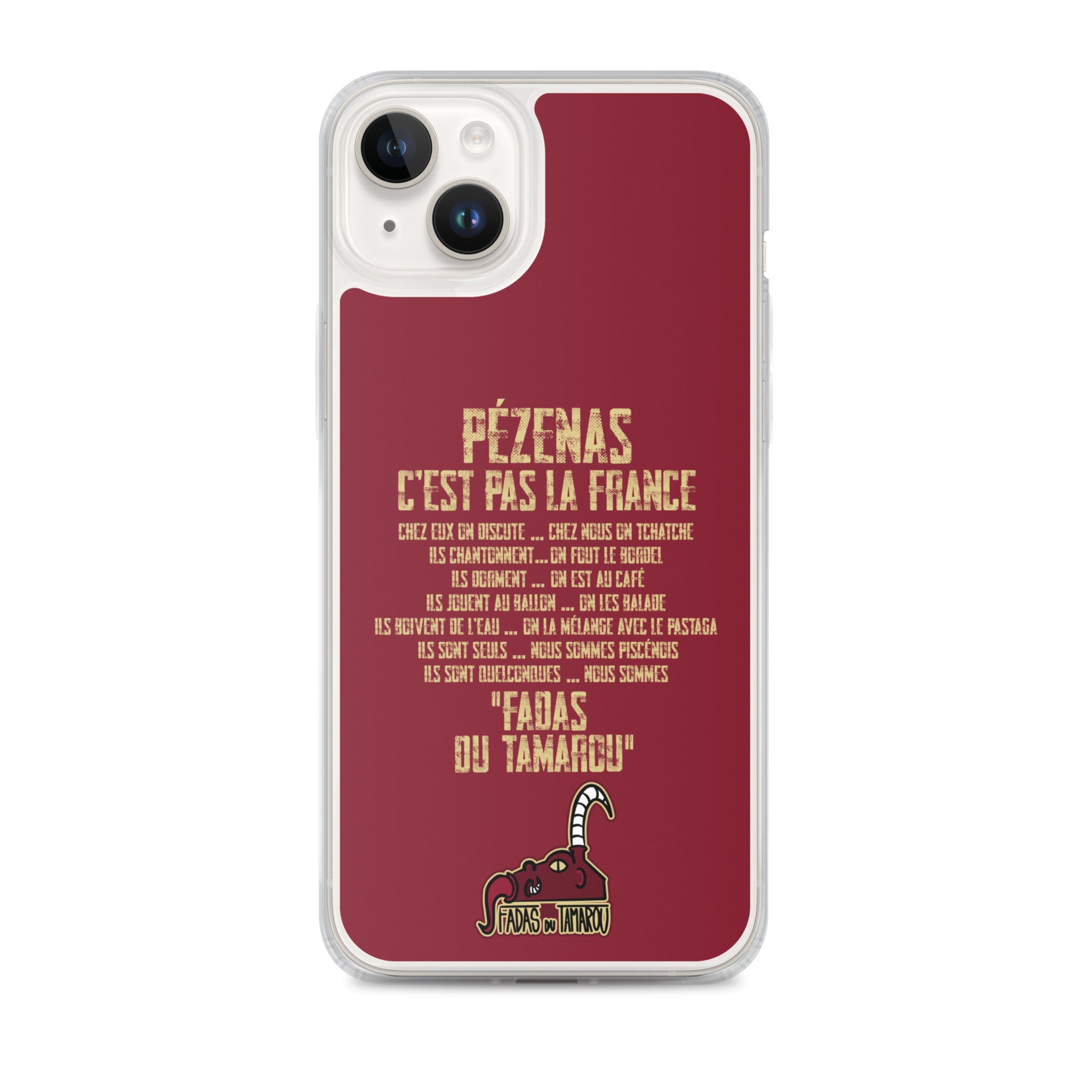Fadas du Tamarou - Coque pour iPhone® rouge