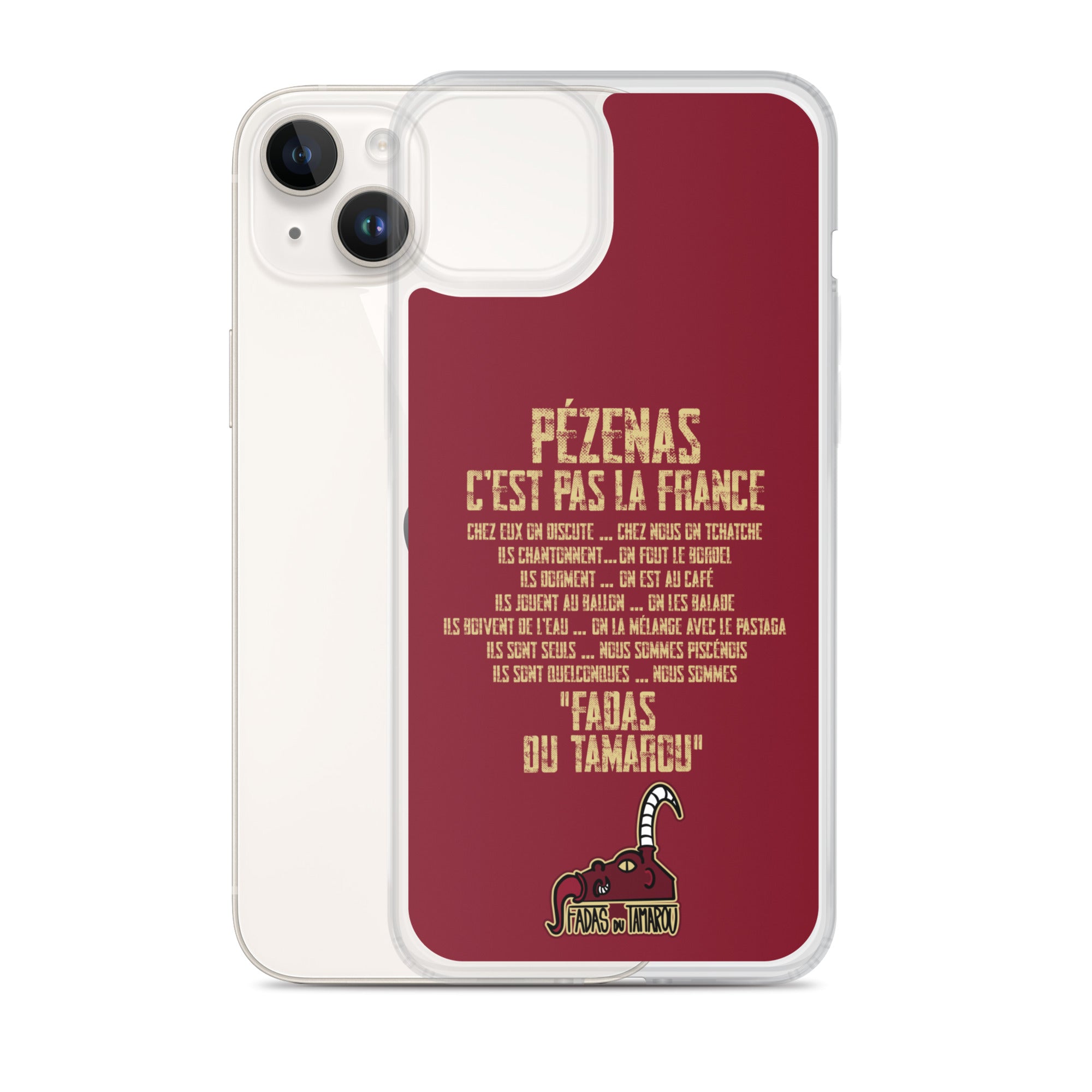 Fadas du Tamarou - Coque pour iPhone® rouge