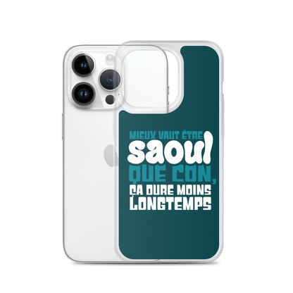 Saoul ça dure moins longtemps - Coque pour iPhone®