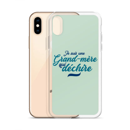 Grand-mère qui déchire - Coque pour iPhone®