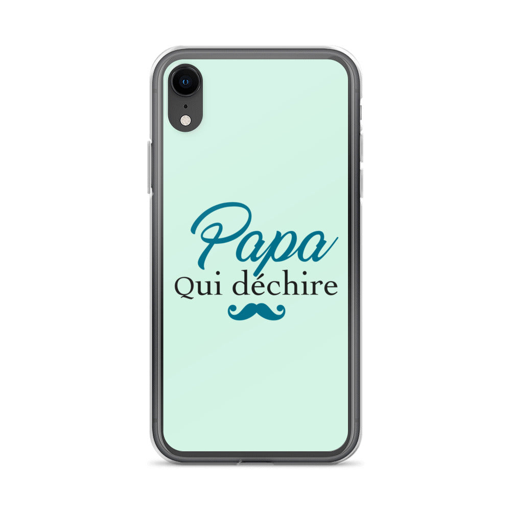 Papa qui déchire - Coque pour iPhone®