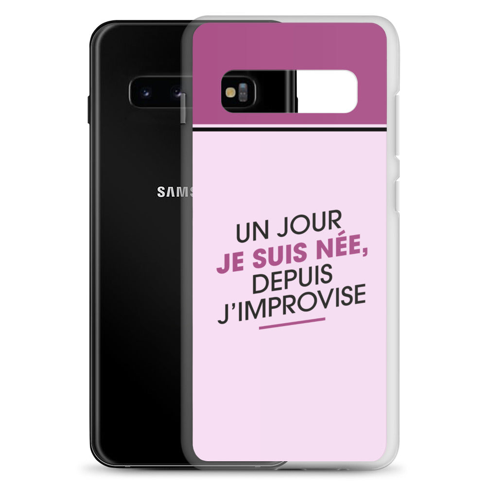 Un jour je suis née - Coque Samsung®