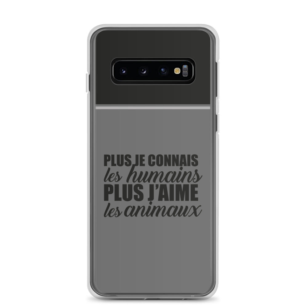 Plus je connais les humains - Coque Samsung®