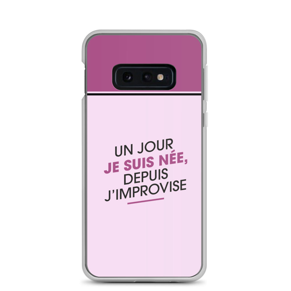 Un jour je suis née - Coque Samsung®