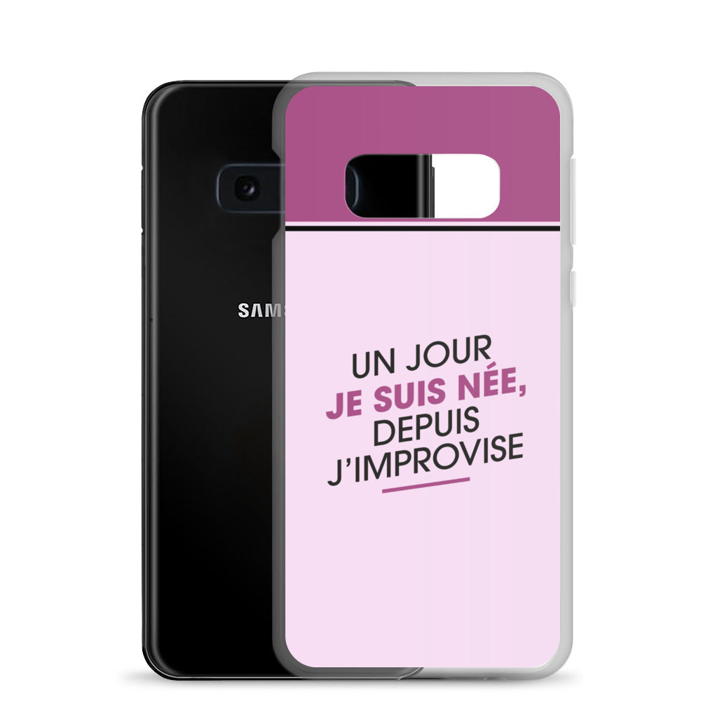 Un jour je suis née - Coque Samsung®