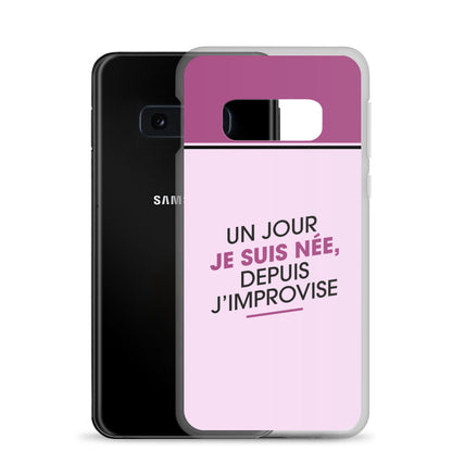 Un jour je suis née - Coque Samsung®