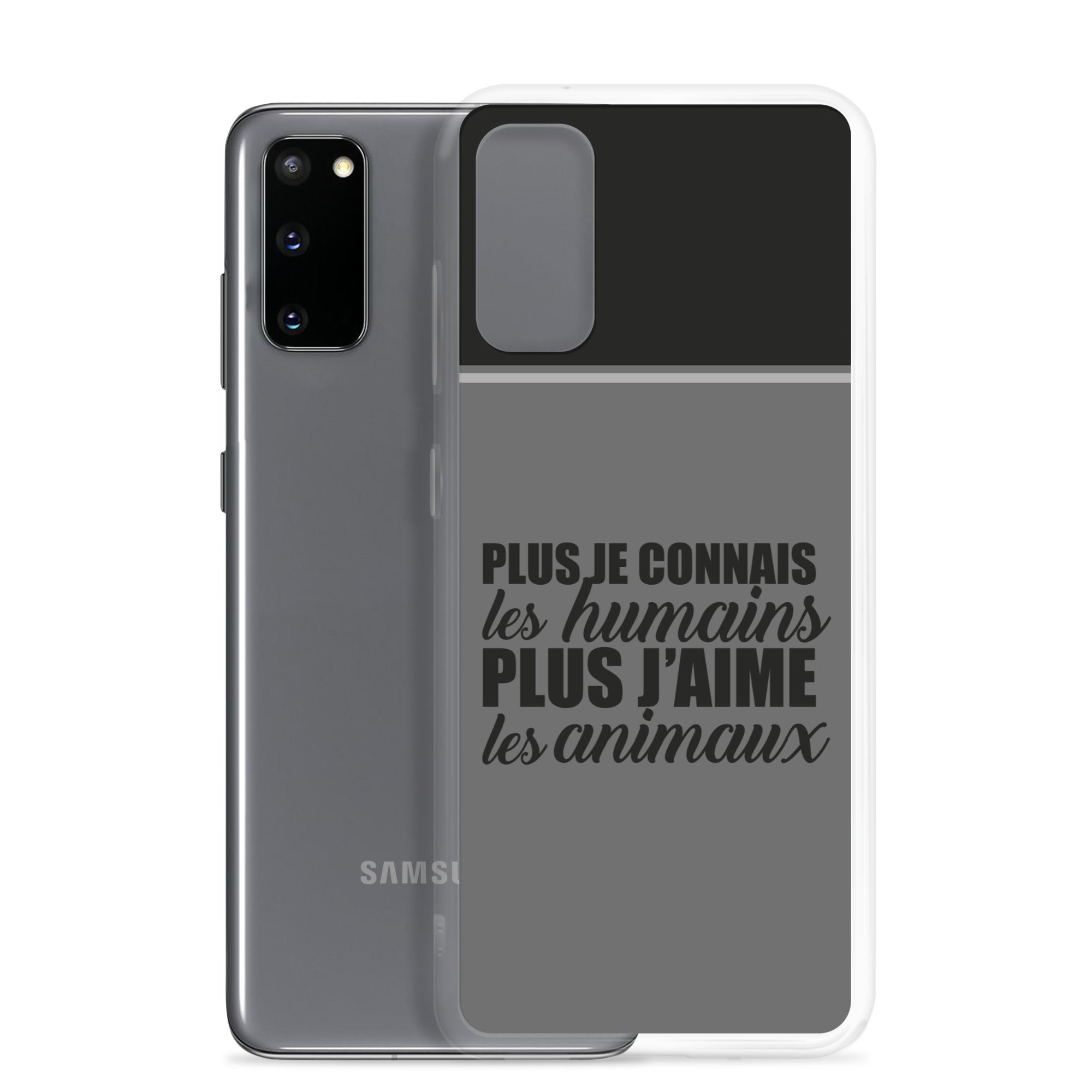 Plus je connais les humains - Coque Samsung®