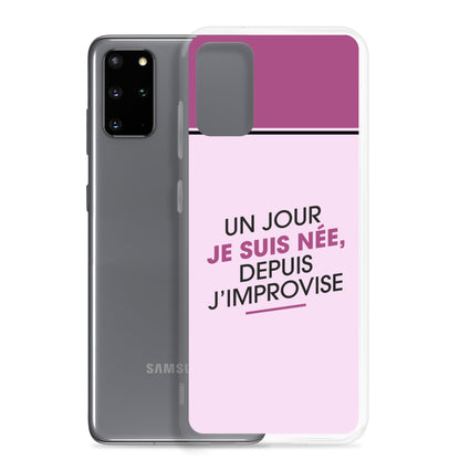 Un jour je suis née - Coque Samsung®