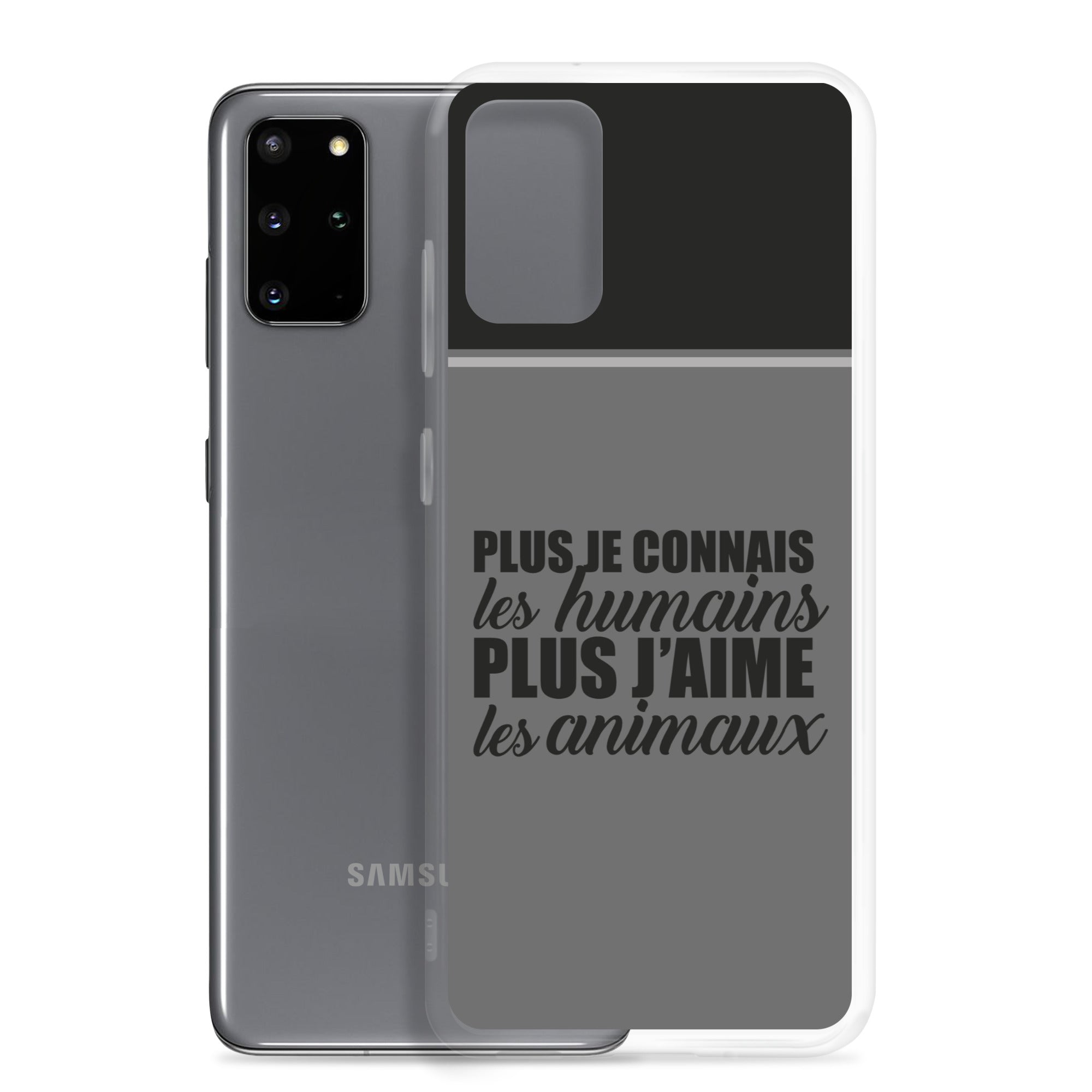 Plus je connais les humains - Coque Samsung®