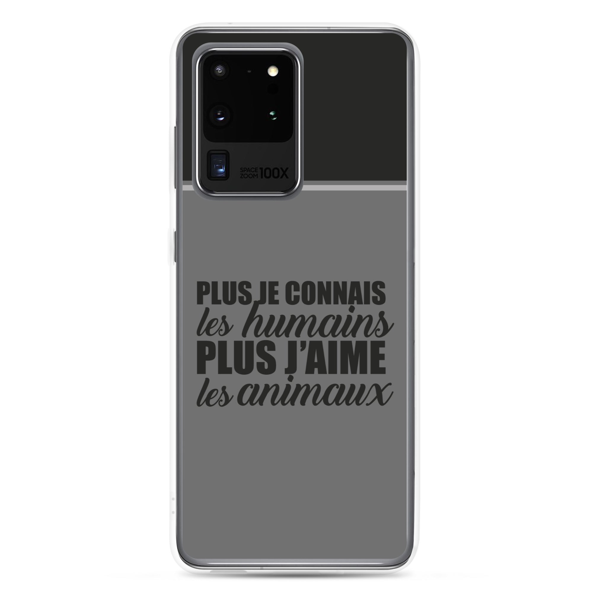 Plus je connais les humains - Coque Samsung®