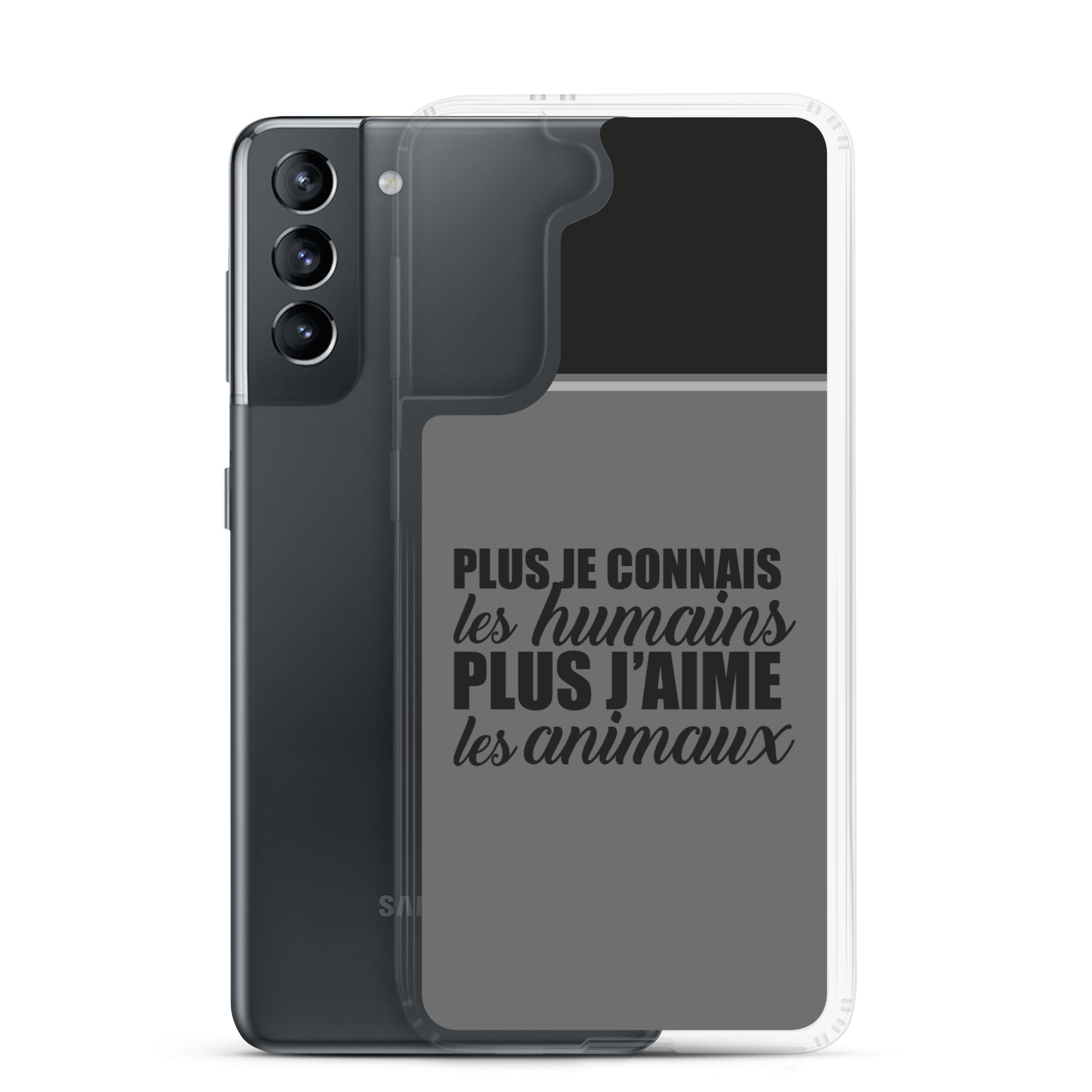 Plus je connais les humains - Coque Samsung®