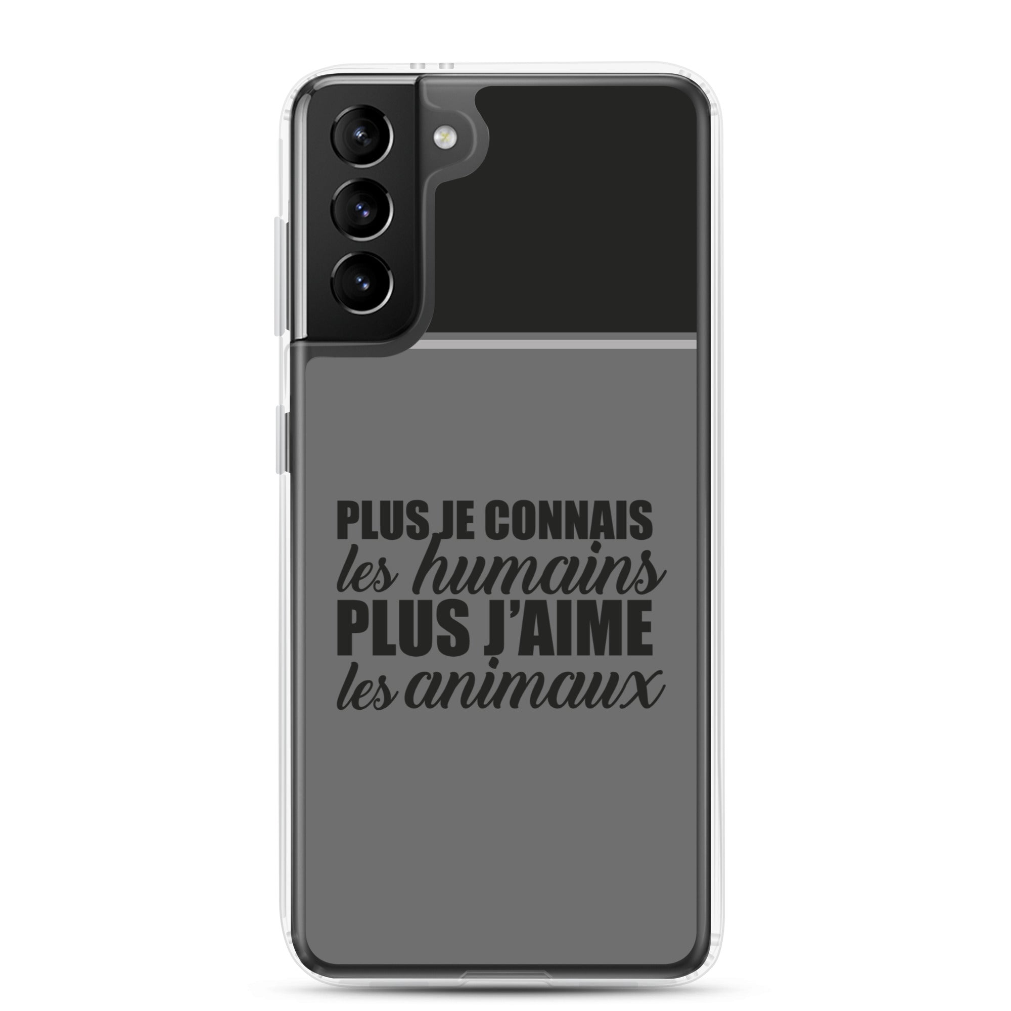 Plus je connais les humains - Coque Samsung®