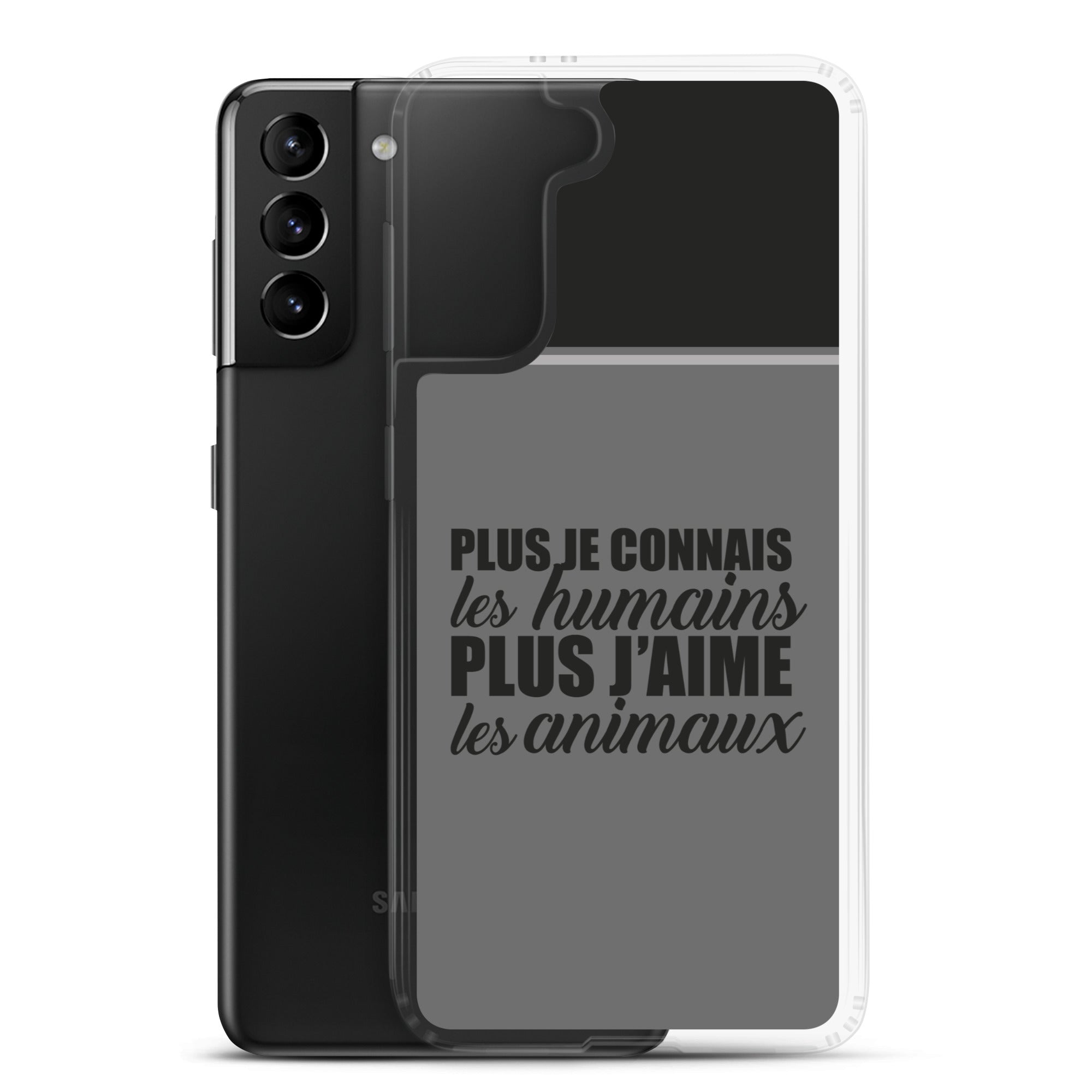 Plus je connais les humains - Coque Samsung®