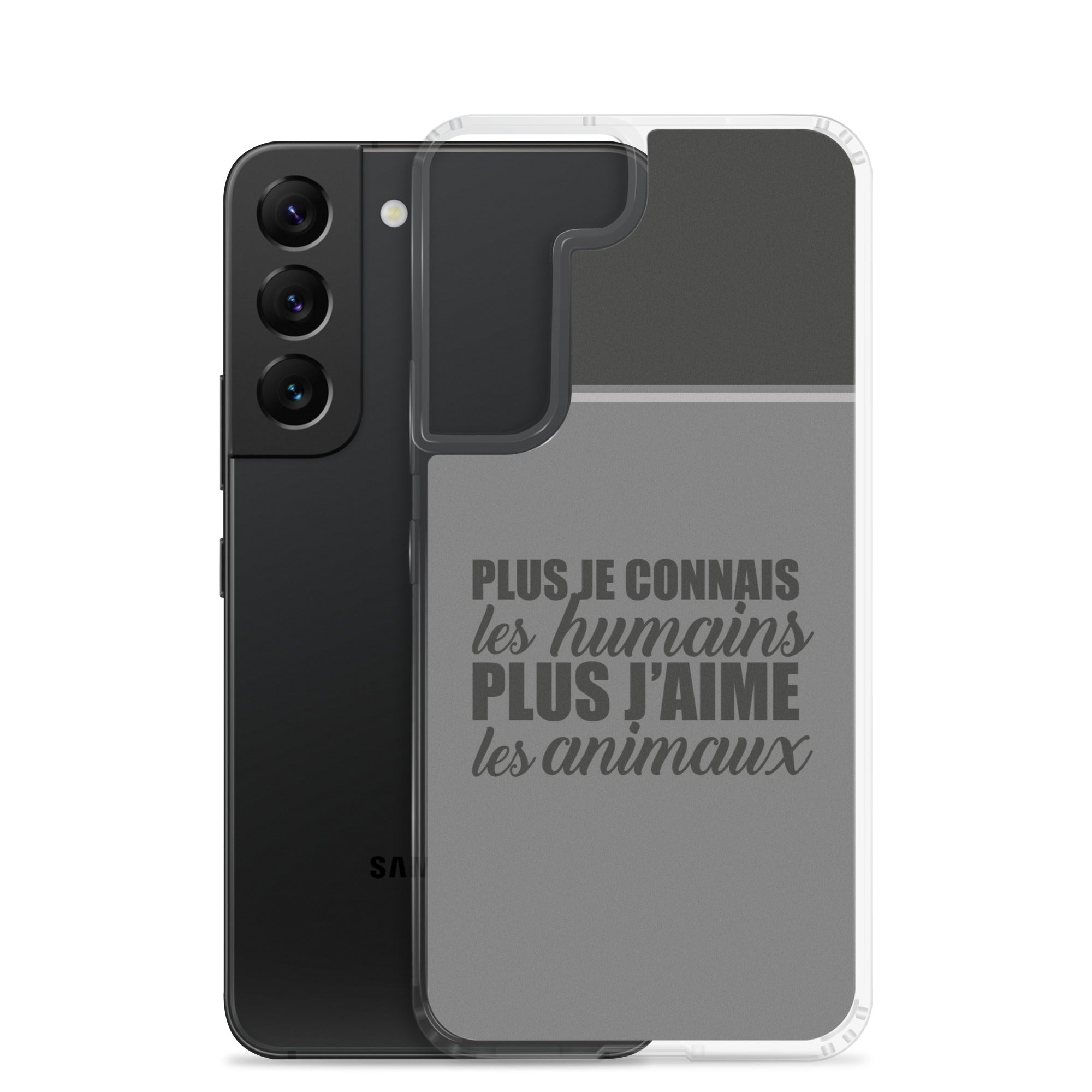 Plus je connais les humains - Coque Samsung®