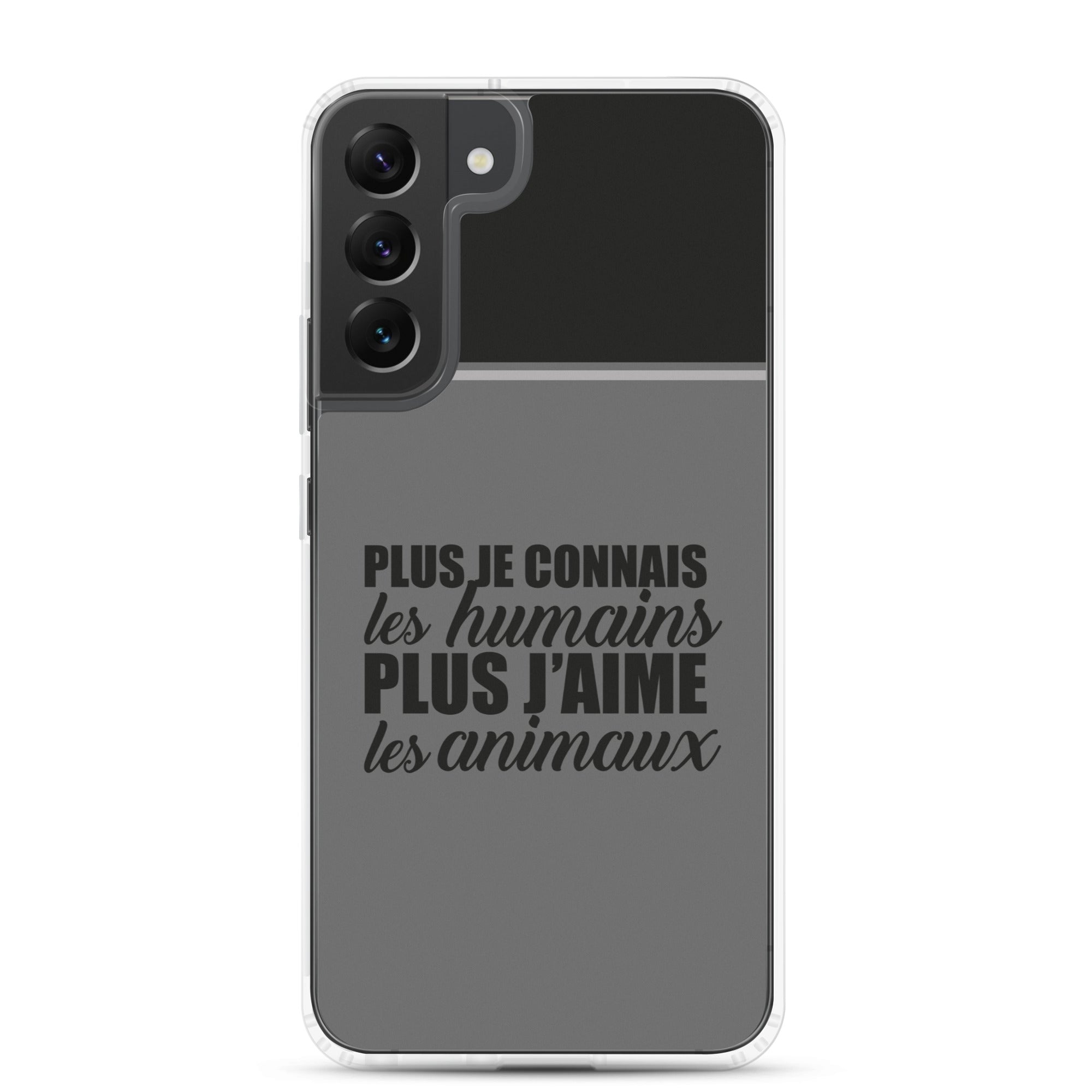 Plus je connais les humains - Coque Samsung®