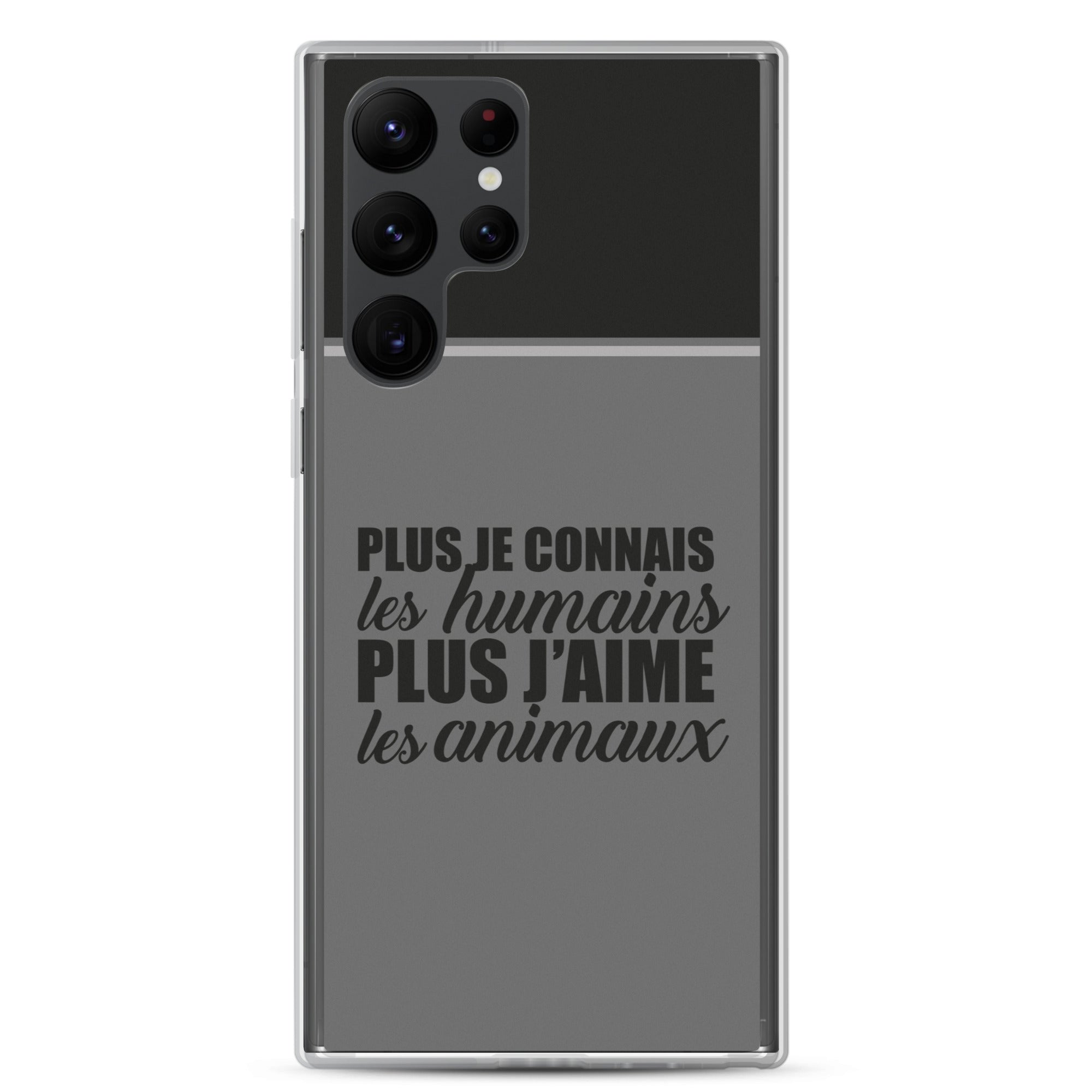 Plus je connais les humains - Coque Samsung®