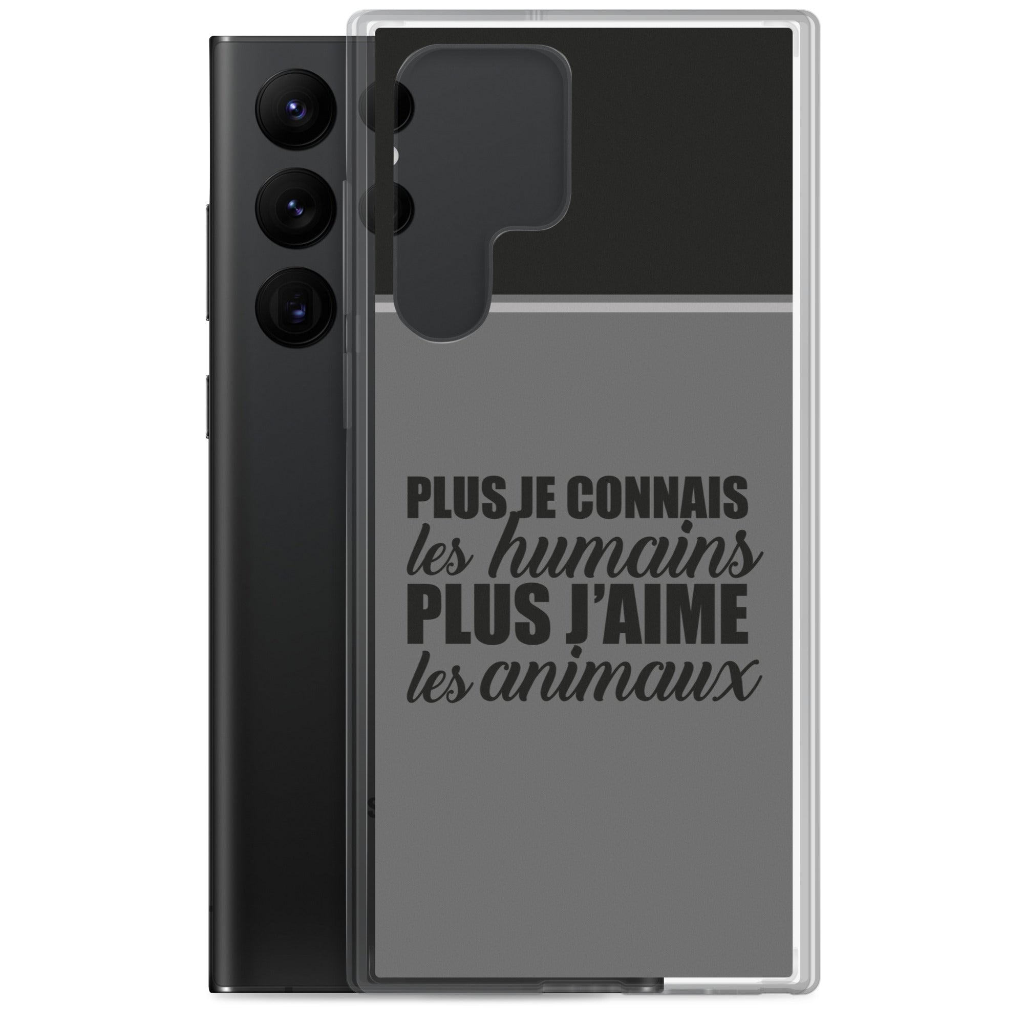 Plus je connais les humains - Coque Samsung®
