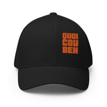 Quoicoubeh - Casquette Structurée en Sergé -  Brodée