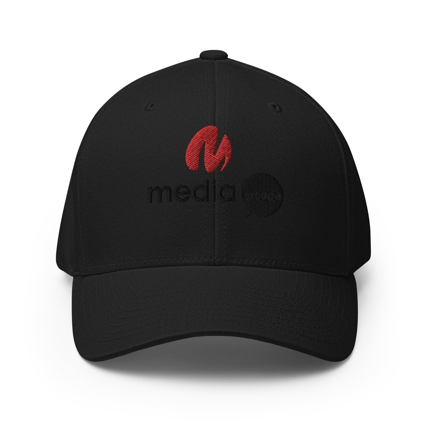 Media Group - Pro - Casquette Structurée en Sergé - Brodée
