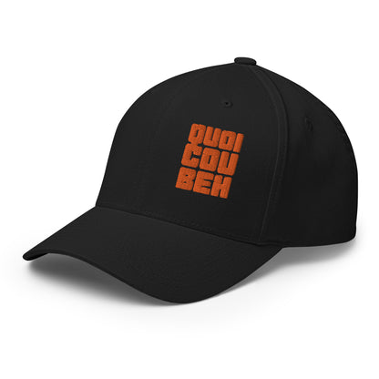 Quoicoubeh - Casquette Structurée en Sergé -  Brodée