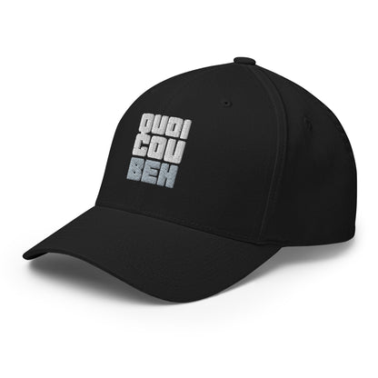Quoicoubeh - Casquette Structurée en Sergé - Brodée
