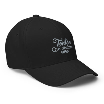 Tonton qui déchire - Casquette Structurée en Sergé - Brodée