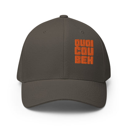 Quoicoubeh - Casquette Structurée en Sergé -  Brodée