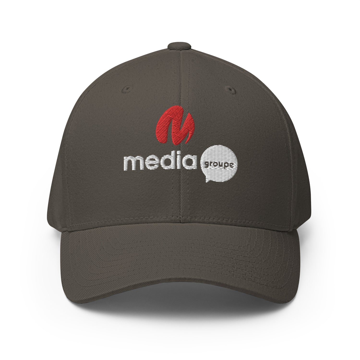 Media Group - Pro - Casquette Structurée en Sergé - Brodée