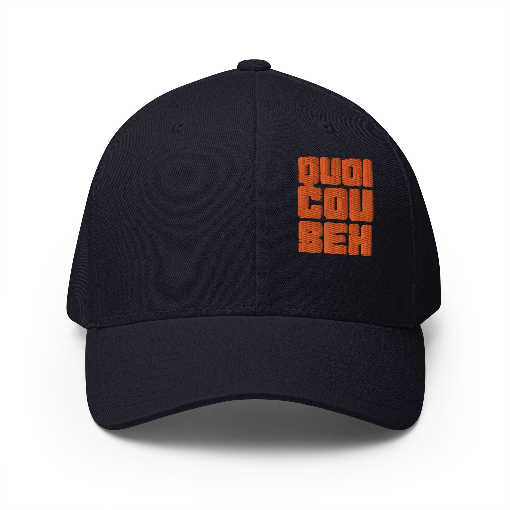 Quoicoubeh - Casquette Structurée en Sergé -  Brodée